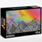B Blue Star Press Rainbow Mountain: A Zenspire 1000-Piece Puzzle for Adults