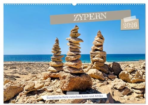 Zypern - Europäische Perle zwischen Asien und Afrika (Wandkalender 2026 DIN A2 quer), CALVENDO Monatskalender: Abwechslungsreiche Sonneninsel im Mittelmeer (CALVENDO Orte)