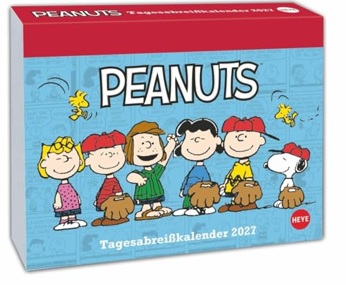Peanuts Tagesabreißkalender 2027: Kleiner Kalender mit Aufsteller für die tägliche Dosis Snoopy, Charlie Brown und Co. Die Kult-Comics von Charles M. Schulz im Kalenderformat