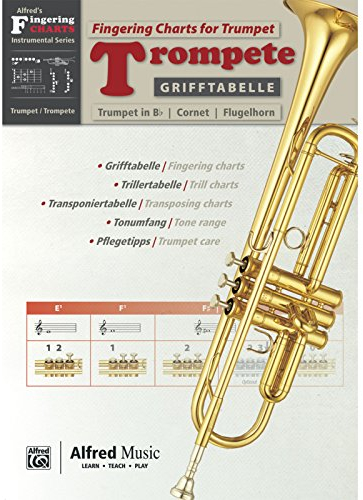 Grifftabelle Trompete | Fingering Charts Trumpet | Trompete | Buch: Zweisprachige Grifftabelle für Trompete in Bb, Kornett und Flügelhorn mit ... Fingering Charts Instrumental Series)