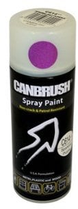 Canbrush SPARKLING PURPLE Glitter Spray Paint Auto Diy Purpose Colour Aerosol Can C614