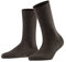 FALKE Damen Socken Softmerino W So Wolle Baumwolle einfarbig 1 Paar, Braun Dark Brown 5239, 37-38
