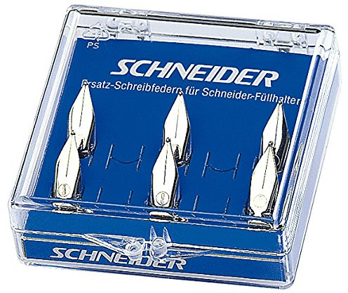 Schneider Schreibgeräte Ersatzfeder für Base Kid (ab 2006) und ID, A, 6er Schachtel