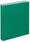 VELOFLEX 1143040 - Ringbuch Basic, DIN A4, 1 Stück, grün, Füllhöhe 25 mm, Ringordner mit 4-D-Ring-Mechanik, Ordner schmal
