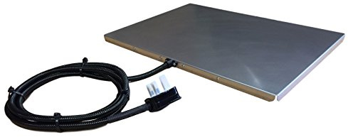 Pet Heat Pad - Dog Heated Mat - Cat Heated Pad - Heated Bed Mat Flexiguard 55 Metal 55cm x 44cm