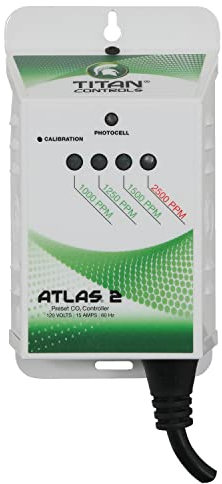 Titan Kontrollen 702618 Atlas 2 voreingestellte CO2 Gas Monitor und Controller