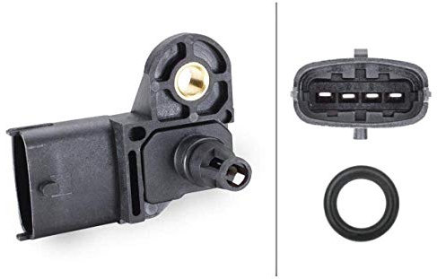 HELLA 6PP 009 400-291 Sensore, Pressione alimentazione - 5V - 4a... poli - con guarnizione