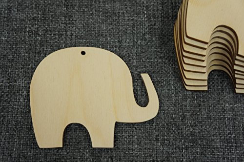 AT 10x Forme Artigianali di Legno - Elefante (WX78)