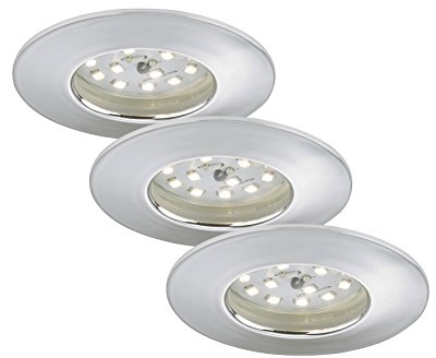 Briloner Leuchten 7204-038 LED Einbauleuchte, Einbaustrahler, LED Strahler, Spots, Deckenstrahler, Deckenspot, Lampen Wohnzimmer, led einbaustrahler 230v, Deckeneinbauleuchten