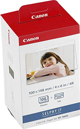 Original Tinte passend für Canon Selphy CP 810 Canon KP-108IN 3115B001 - Premium - Foto - 108 Seiten