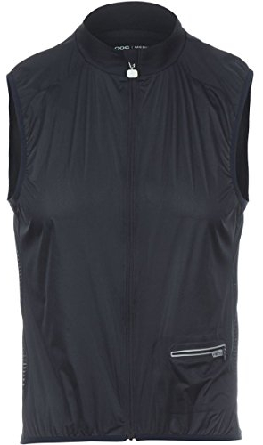 POC Fonds Wind Vest Jacke cilismo, Herren, Navy Black-Negro, XS