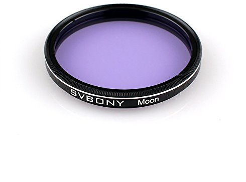 SVBONY Mondfilter Teleskop Filter für Standard 5,1 cm Filtergewinde mit Metallrahmen optisches Glas zur Beobachtung von Mond und Planeten