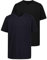 JP 1880 Camisetas, básicas, Pack de 2, Cuello en V, Manga al Codo, hasta la 8 XL Negro XL 711318130-XL