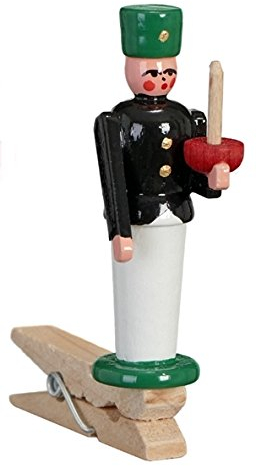 Minero Multicolor, Árbol de Navidad con pinza Altura = 5,5 cm NUEVO los Montes Metálicos. adornos adornos árbol