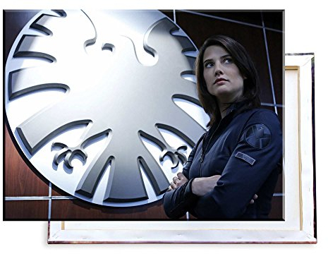 Unified Distribution Agents of Shield - Maria Hill - Cobie Smulders - 80x60 cm - Bilder & Kunstdrucke fertig auf Leinwand aufgespannt und in erstklassiger Druckqualität