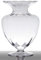 INNA-Glas Vaso da Pavimento in Vetro Kendra su Piede, Imbuto/Rotondo, Trasparente, 33cm, Ø 23,5cm - Fioriera da tavola/Vetro per Fiori