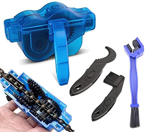 Nettoyeur de Chaîne De Vélo Outils d'entretien Nettoyeur de pétrole Bike Chain Cleaner pour Tous Les Types de Vélos et VTT