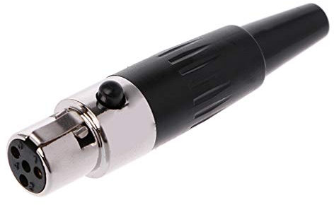 Adaptateur convertisseur prise jack femelle 3 broches/4 broches mini XLR audio microphone