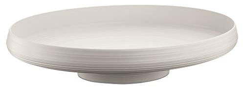 Guzzini - Tierra, Schale/Obstplatte - 750ml, Milchweiß, Oval 43 x 30x h8,9cm - 179700156, Weiß