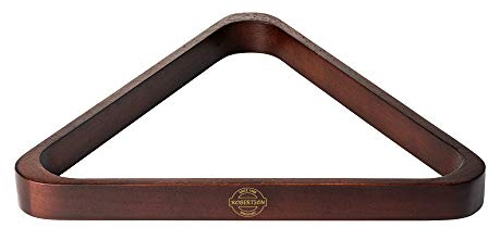 Robertson Triangel für 52,4mm Kugeln; Mahagoni, Kautschukholz, fromstabil, Schutzlackierung