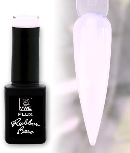 Flux Rubber Base - Lichthärtende Gel Base, 12ml - milky white
