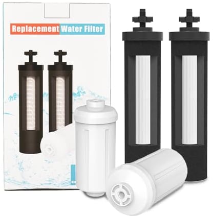 Filtre à eau de rechange pour Berkey, filtration de réduction de l'arsenic au fluorure avec membrane d'ultrafiltration, compatible avec le système de filtre à eau alimenté par gravité Berkey
