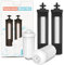 Filtre à eau de rechange pour Berkey, filtration de réduction de l'arsenic au fluorure avec membrane d'ultrafiltration, compatible avec le système de filtre à eau alimenté par gravité Berkey