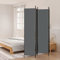 HOMIUSE 200x220 cm Raumteiler Paravent Trennwand Balkon Sichtschutz Paravent Raumteiler Innen Sichtschutz Garten Balkonschutz Seitenmarkise Ausziehbar Stellwand Anthrazit