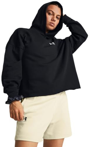 Under Armour Damen UA Rival Terry OS Hoodie, warmer Oversized Hoodie, leichter Kapuzenpullover für Damen