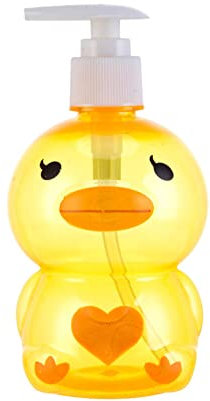 JAWSEU Kinder Seifenspender, Seife Flüssigkeitsspender Süße Frosch/Ente Form Lotionspender Pumpe Flasche Home Küche Bad Zubehör Seifenspender Süßer Nachfüllbare Leere Flaschen