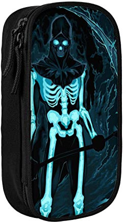 Federmäppchen, Stifteetui, Tasche, Reißverschluss, Organizer, Schreibwarenhalter, Aufbewahrungsbox für Büro, Schule, Demon Skull Sense Fire