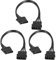 PATIKIL Hard Disk Drive Power Extension Cable, 4 Pin IDE to 4-Pin Power Cable 220mm/8.7 for Hard Drive, Pack of 3