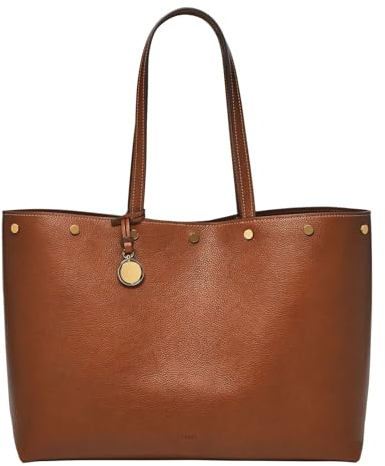 Fossil Damentasche Jessie, braune Leder-Tasche, L: 40,6 cm, B: 13,3 cm, H: 27,9 cm, ZB1920200