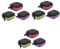 Beavorty 9 Pièces De Rangement pour Bouteilles en Rouleau Organisateur D'insert Fourre-Tout D'huile Essentielle Cosmétique Voyage Pack D'huiles Essentielles Tissu Oxford 1680d