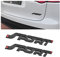 JNNJ 2 Pezzi 3D Metallo Emblema SPORT Auto, Tronco Logo Adesivi Emblema, Auto Distintivo Emblema Adesivo, Veicolo Esterno Decorazione Adesivi Di Ricambio Universale per Camion, SUV, Van(Nero)