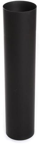 Ofenrohr FAL Rauchrohr feueraluminiert Kaminrohr Schwarz Abgasrohr 120 mm Länge 50 cm Ofenzubehör