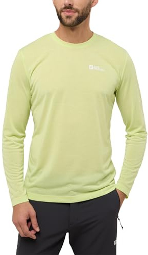 Jack Wolfskin Herren Vonnan Ls M T-Shirt, Cool Matcha, XXL EU