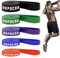 HAPBEAR Bandes de résistance, Musculaires, Fitness Lot de 5(30-250lbs), Bandes de Traction pour Pilates, Entraînement, Physiothérapie, Stretching, Yoga, Gym pour Hommes et Femmes