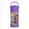 THERMOS FUNTAINER - Botella de agua con pajilla, 12 onzas, botella de agua de acero inoxidable aislada al vacío para niños, con tapa, diseño de deseos