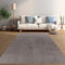 Taracarpet Weicher Kurzflor Designer Teppich in Hasenfell-Optik Supersoft ideal fürs Wohnzimmer Schlafzimmer und Kinderzimmer Welle grau 200x290 cm