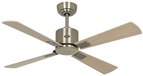 CasaFan ECO NEO III 103 WiFi Deckenventilator, Energiesparender & leiser Ventilator mit hochwertigen Holzflügeln, 6 Geschwindigkeiten mit Fernbedienung, für Räume bis 13 qm & Schrägen bis 23°
