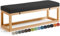 UWOBTN Bankauflage Outdoor, 100x50/120x40/150x50/120x50 Sitzkissen Bank Mit Abnehmbarem Bezug, Sitzpolster Waschbare, rutschfest Gartenbank Auflage, Sitzauflage Bank Esszimmer(B,100x50x3cm)