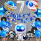 Hierein Weltraum Geburtstagsdeko 7 Jahre, XXL Astronaut Ballons Deko Geburtstag, 25 Stück Space Luftballons Kindergeburtstag Deko für 7 Jahre Junge, Weltraum Party Geburtstag Deko