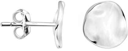 SOFIA MILANI - Damen Ohrringe 925 Silber - Organisch Geometrie Kreis Ohrstecker - E3007