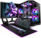Vibox Gaming PC Set Komplett • Monitor 23 Zoll • AMD Ryzen 5 5500 4,2GHz • Nvidia RTX 5060 8GB • 16GB RAM • 1TB NVMe SSD • Windows 11 • WLAN • Schwarz