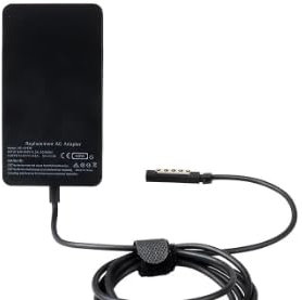 WoskjXas 12V 3.6A 48W Chargeur pour Ordinateur Portable et Tablette Compatible avec Microsoft Surface Pro 1, Pro 2, Surface RT, Surface RT 2 10.6 Pouces avec Connecteur USB et Câble de Charge