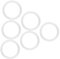 HOLIDYOYO 6 Pièces Anneau de scellage à café bouilloire à café cafetière expresso bague d'étanchéité pour cafetière pot accessoires de cafetières accessoire cafetière Gel de silice blanche