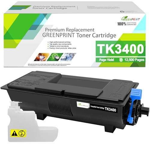 GREENPRINT TK3400 TK-3400 1T0C0Y0NL0 Kompatible Tonerkartusche Schwarz – 12.500 Seiten für MA4500 MA4500x MA4500fx PA4500 PA4500x Drucker