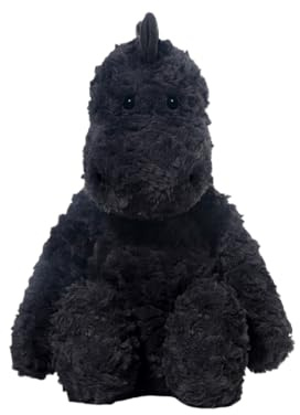 Xiyocadt Kuscheltier Grün Drachen 50 cmPlüsch Spielzeug Plüschtier für Kinder und Baby Flauschiger Stofftier zum Spielen Geschenk & Kuscheln (50 cm,Schwarz)