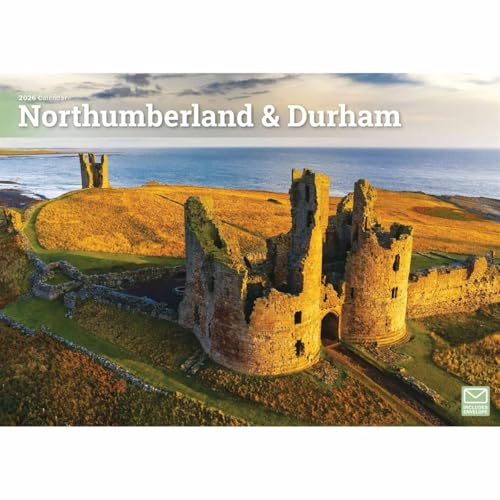 Northumberland & Durham A4 Calendar 2026, Wall Calendars, Gift